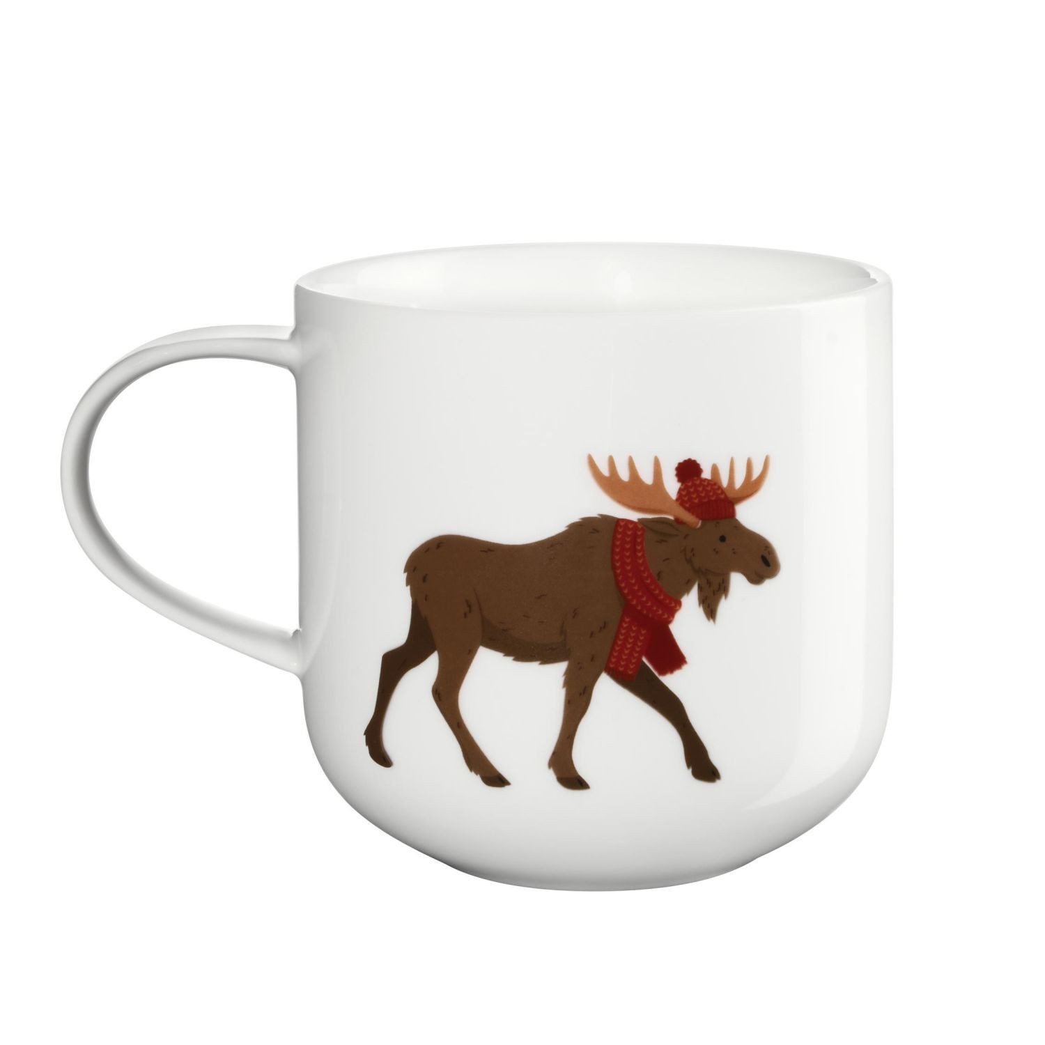 ASA SELECTION Becher Coppa Xmas Moose 400 ml, 1-tlg., Porzellan