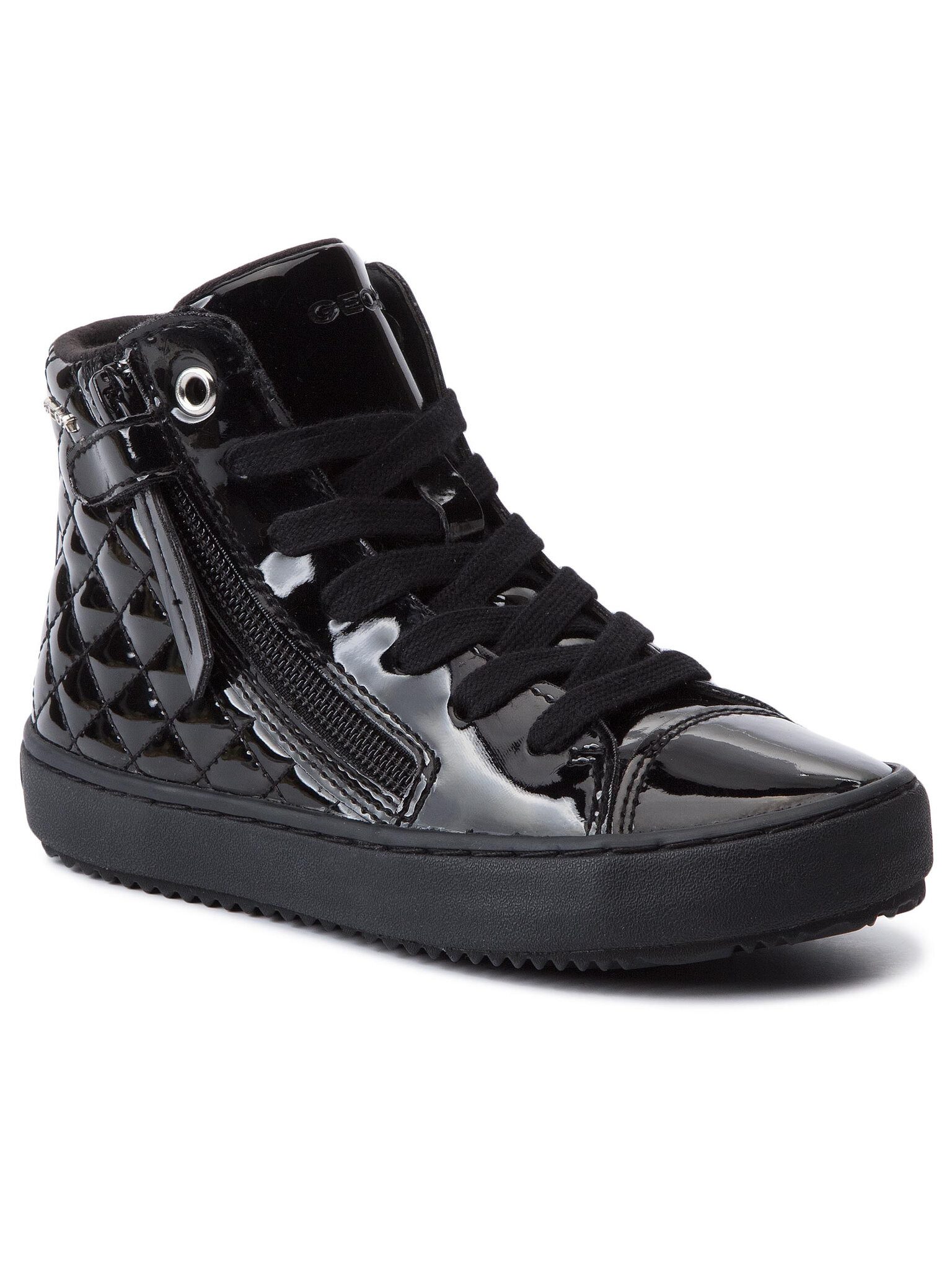 Geox Mädchen Sneakers J944GD Schwarz Sneaker