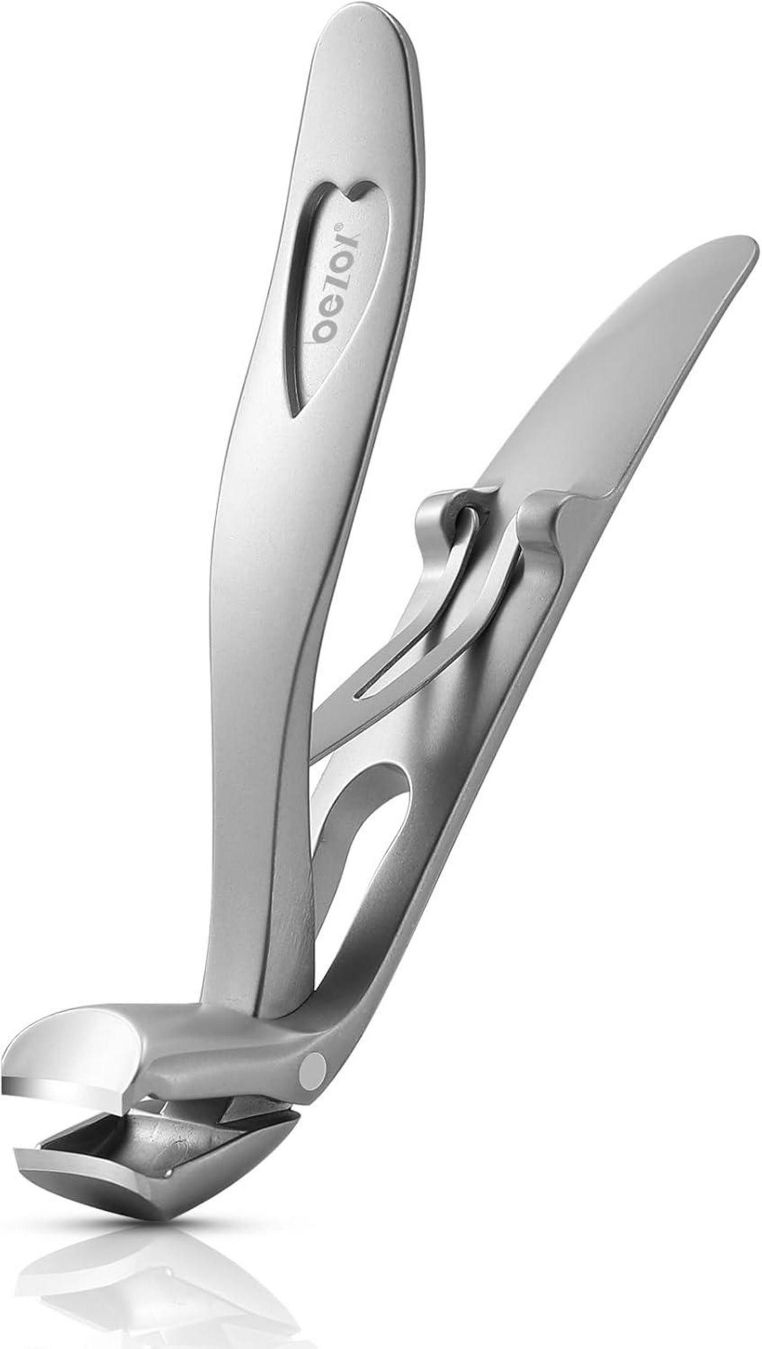 LuxusKollektion Nagelknipser Ergonomischer Nagelknipser für dicke Nägel Premium Stahl mit
