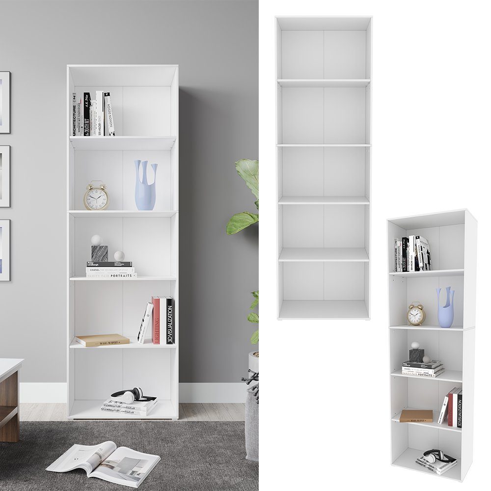 Vicco Bücherregal Bob, Weiß/Weiß, 60 x günstig online kaufen