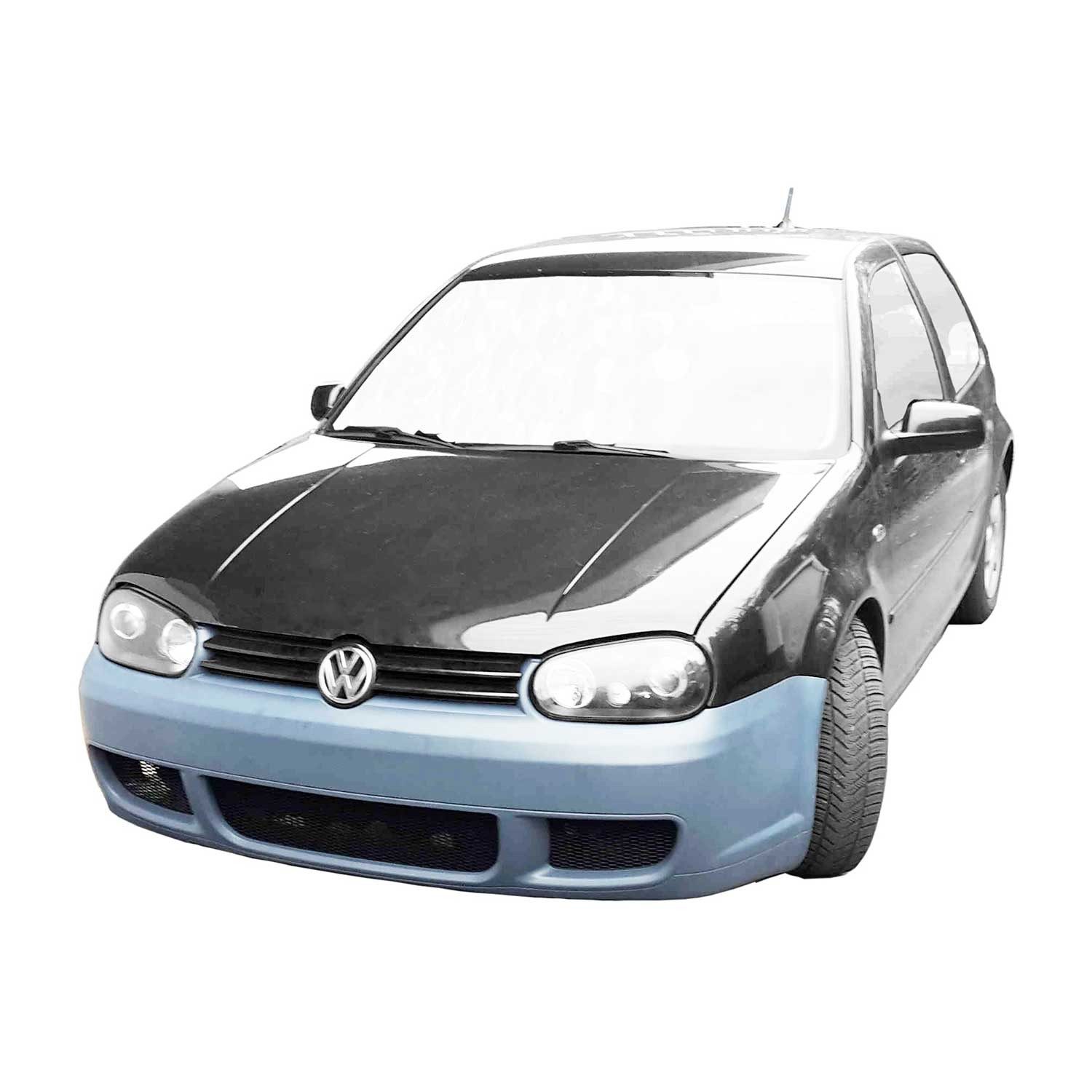 OMAC Frontstoßstange Frontstoßstange für VW Golf 4 1997-2003 RS-Look mit ABE Schwarz, 1-St. – Bild 5 von 5