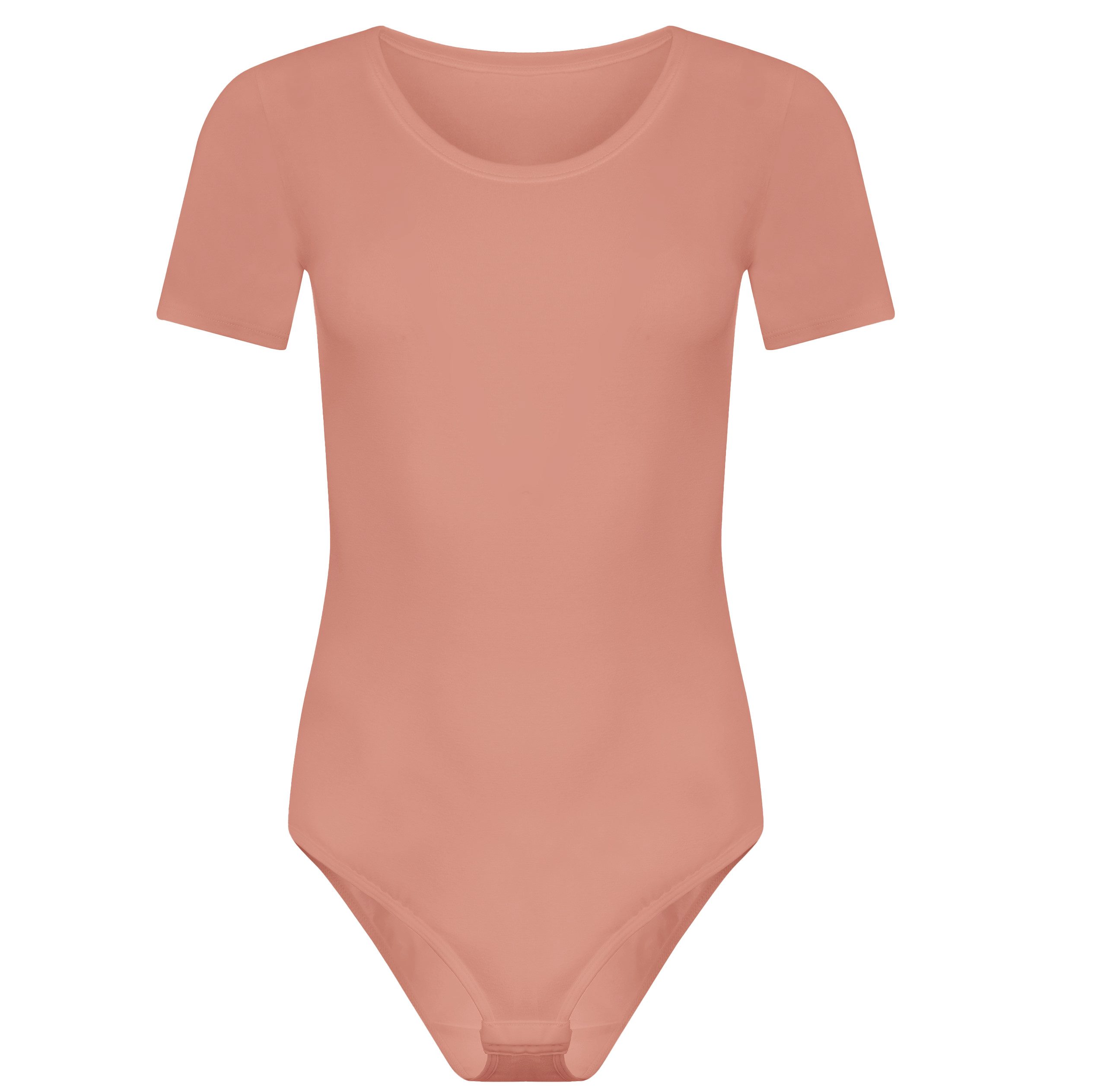 Evoni Body Damen Kurzarmbody Rundhals Bodysuit