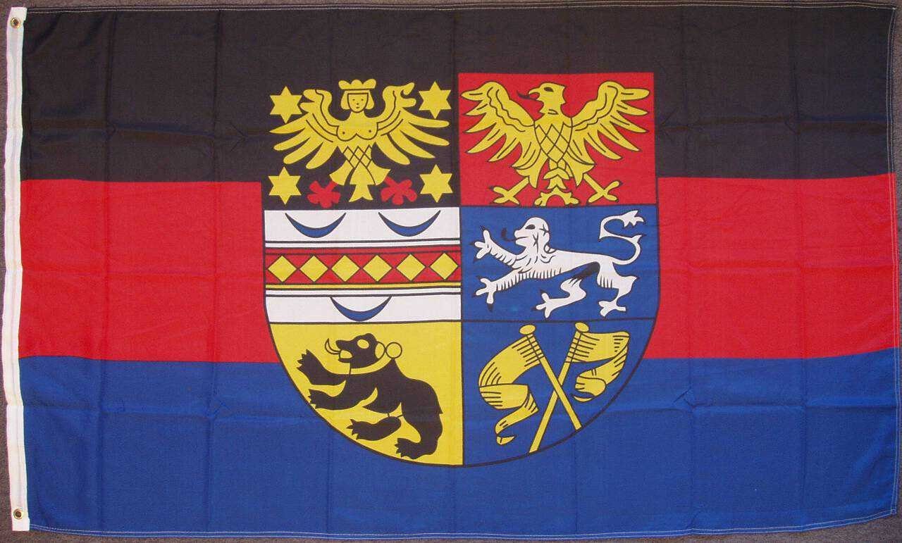 flaggenmeer Flagge Ostfriesland mit Wappen 80 g/m²