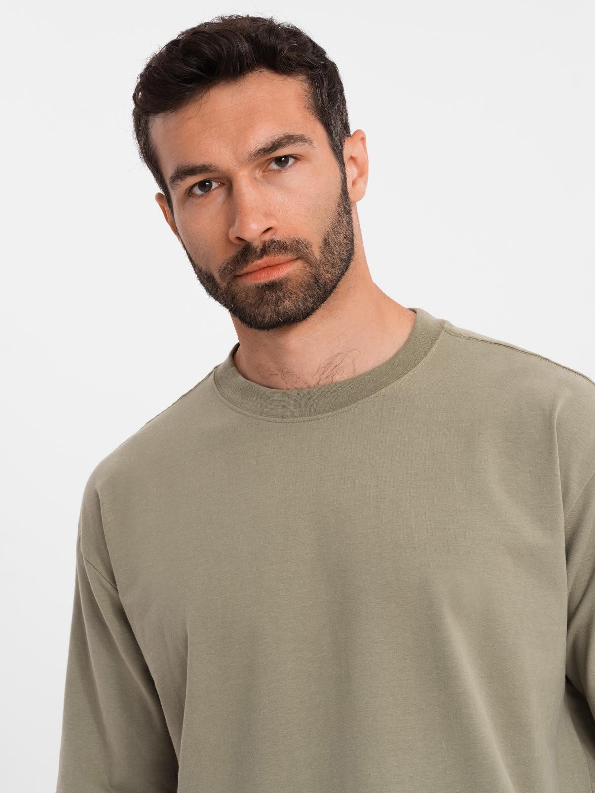 OMBRE T-Shirt Baumwoll-T-Shirt LOOSE FIT mit günstig online kaufen