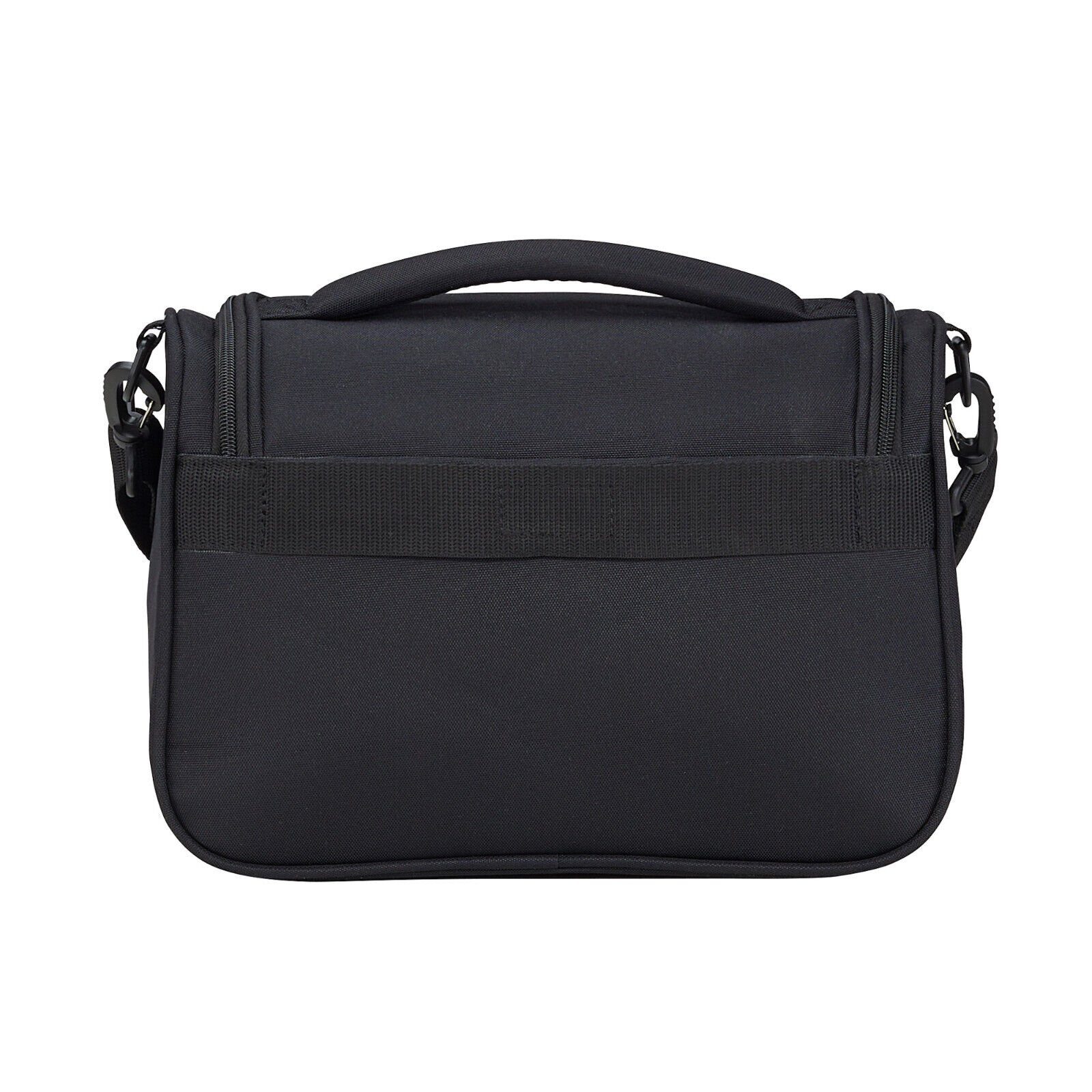 travelite Beautycase Chios schwarz Kulturtasche Koffer einen aufsteckbar, Handgepäck, auf mit Schultergurt