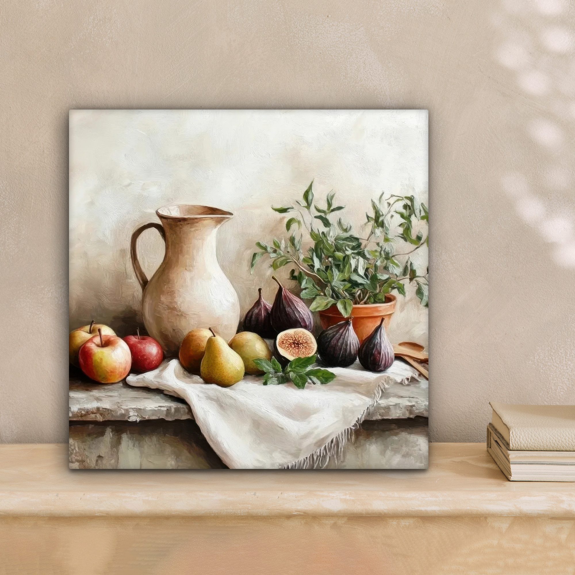 OneMillionCanvasses® Leinwandbild Obst - Kräuter - Ländlich, Fotodruck (1 S günstig online kaufen