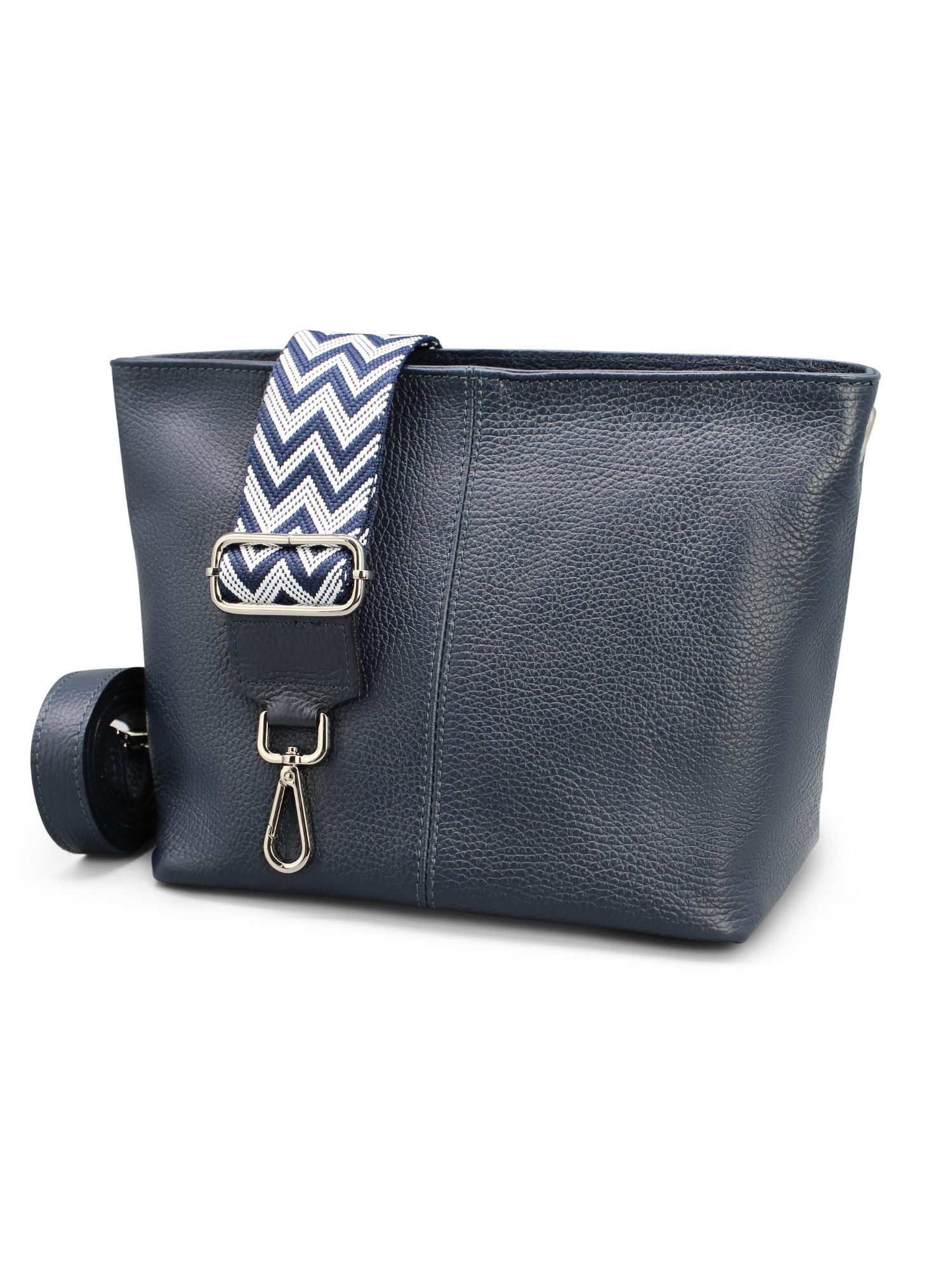 Adel Bags Schultertasche Vera Echt Leder Umhängetasche mit Innenfächern – 10 Farben, echtes Leder