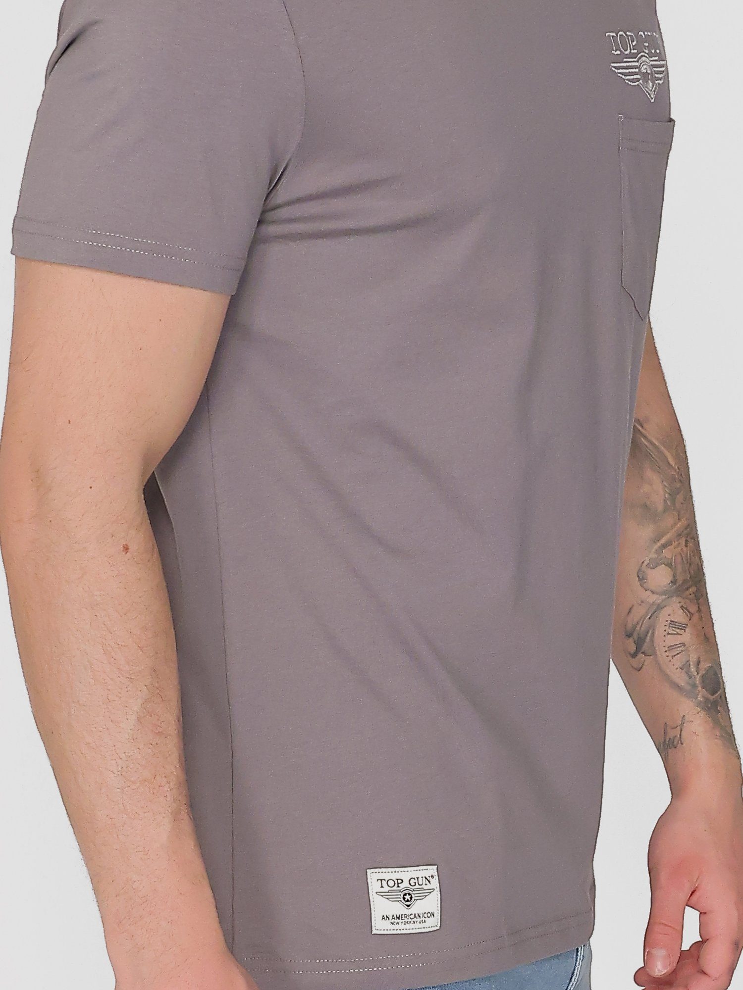 GUN TOP grey TG20213037 T-Shirt