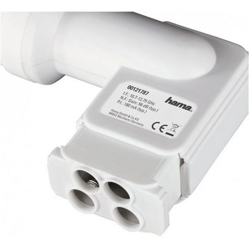 Hama 00121787 Universal - Quadswitch-LNB - weiss Universal-Quattro-LNB