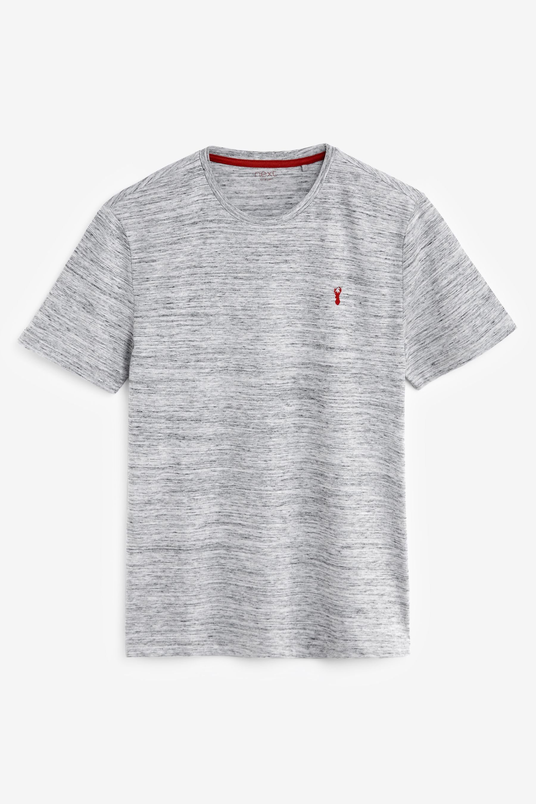 Next T-Shirt T-Shirt im Hirschmotiv mit Grey (1-tlg) Regular-Fit