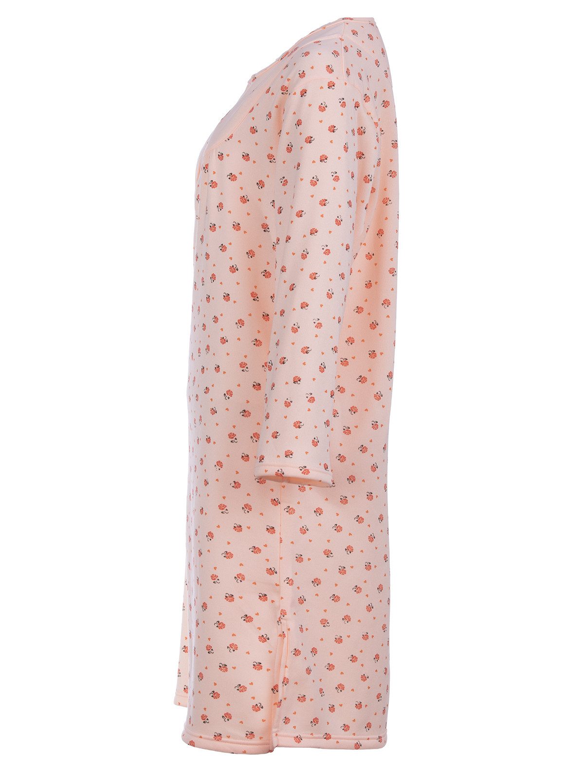 Lucky Nachthemd Thermo Nachthemd - Herzchen mit Rosen