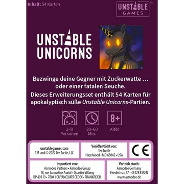 Asmodee Spiel, Unstable Unicorns - Regenbogen-Apokalypse Erweiterungsset