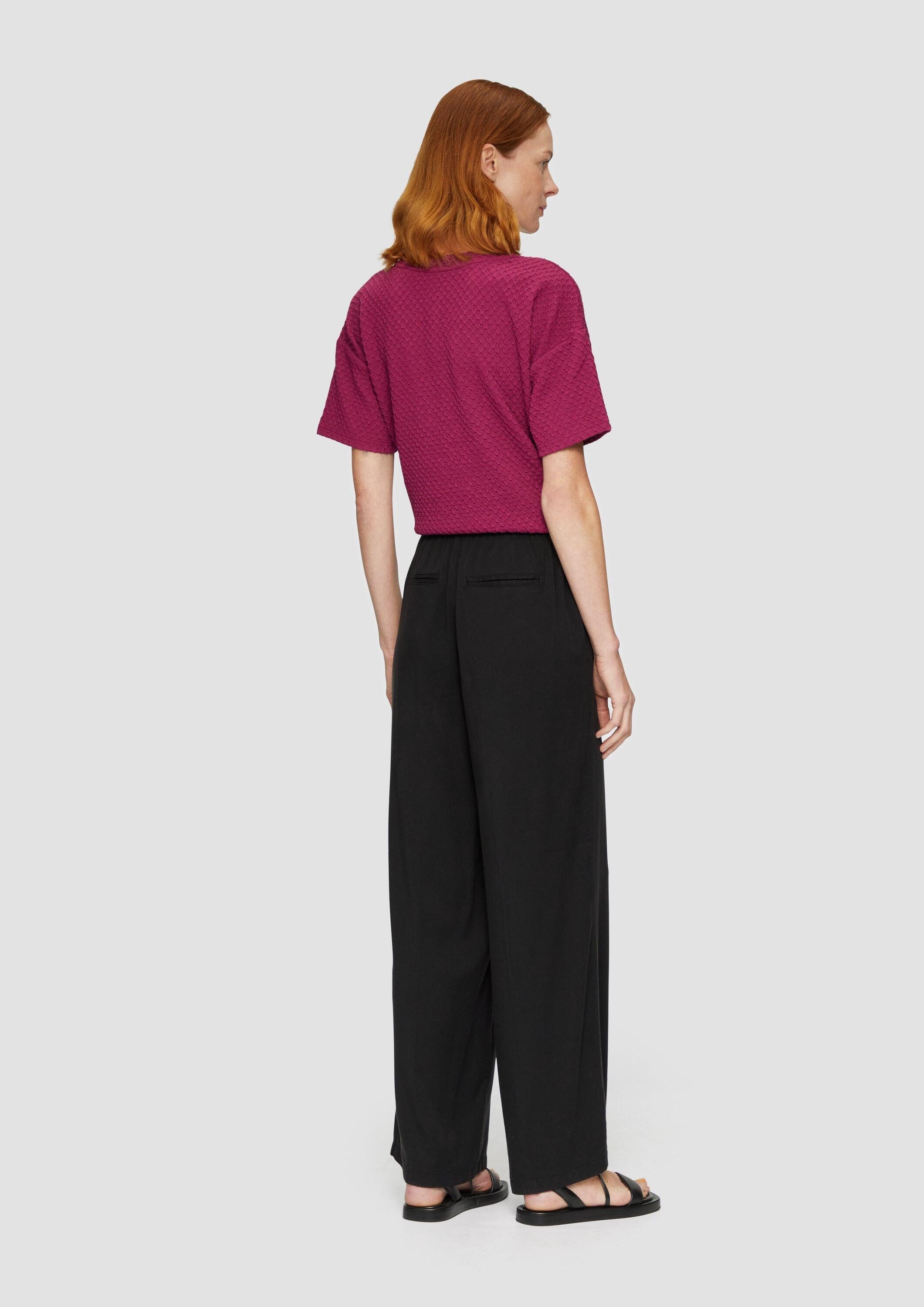 s.Oliver Chinos Hose Lyocellhose mit weitem Bein