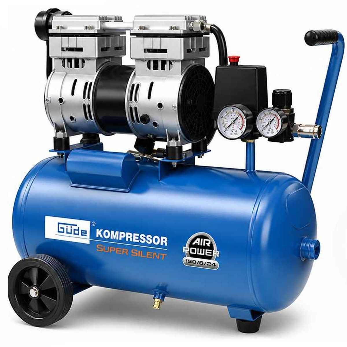 Güde Kompressor Kompressor Airpower 150/8/24 SUPER SILENT nur 49 db extrem Leise