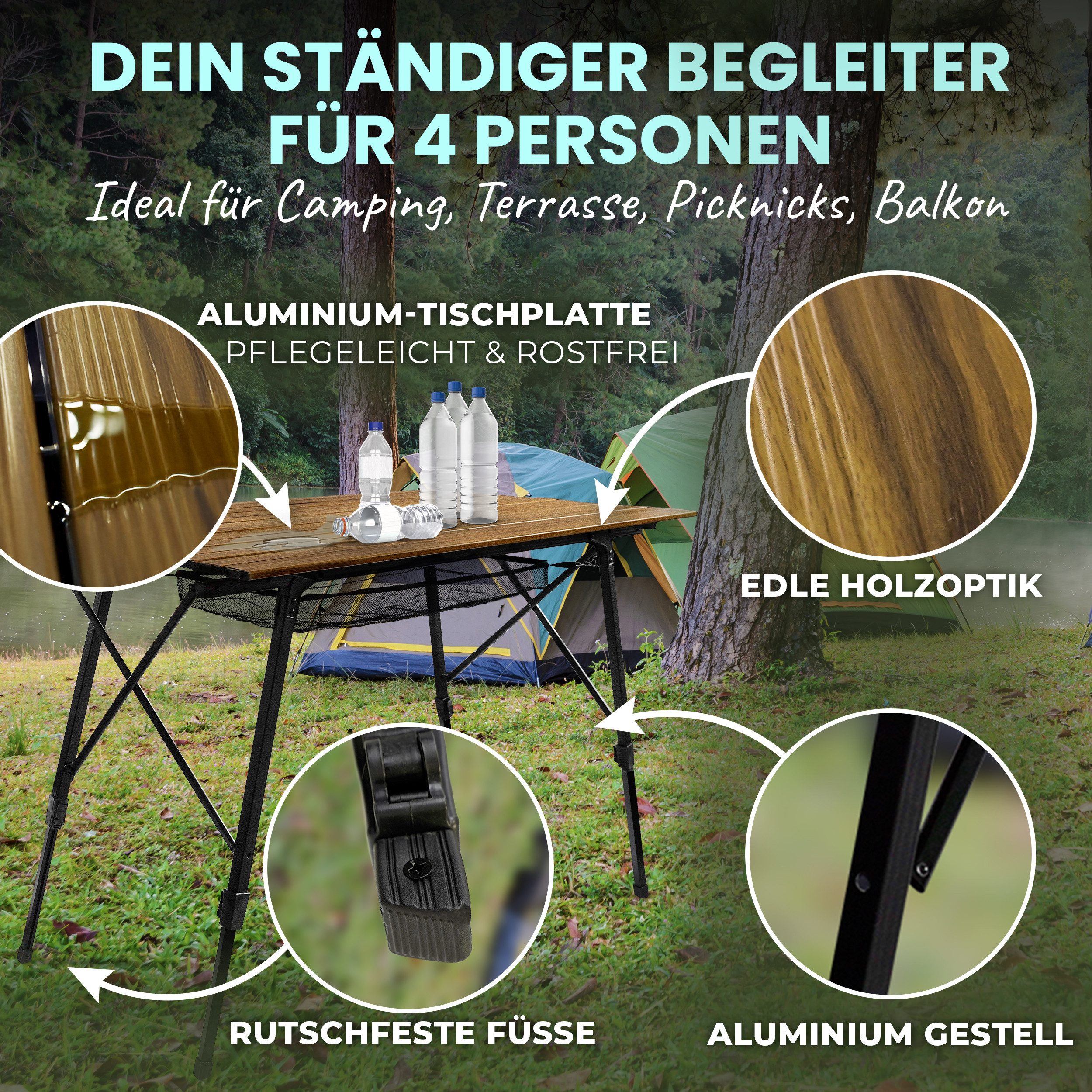 LAWA Living and Lifestyle Campingtisch faltbar günstig online kaufen