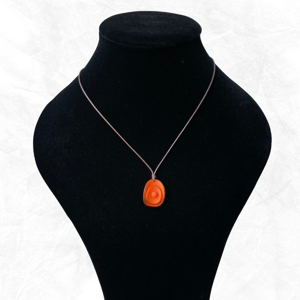 La Tagua Manufactura Lange Kette - Statementkette - Naturkette - Damenkette