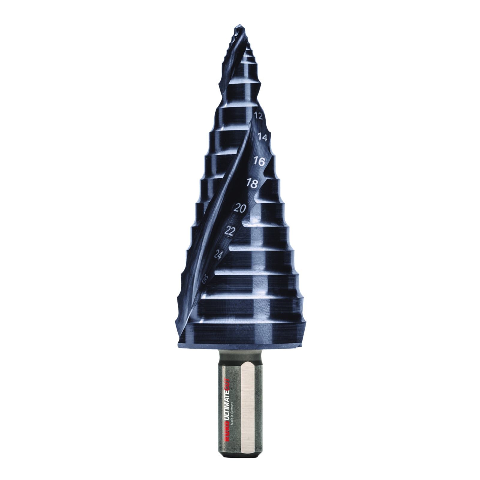 Ruko Stufenbohrer RUKO ULTIMATECUT Stufenbohrer HSS-Co 5 RUnaTEC mit FLOWSTEP® Spitze Gr