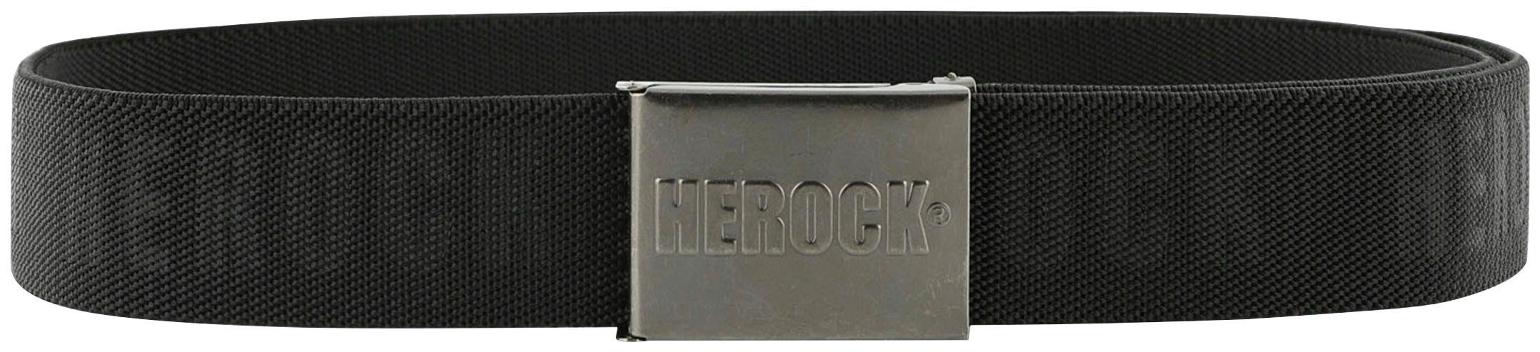 Herock Arbeitshose Torex (Spar-Set, inkl.Stretchgürtel, 130cm) bis Flaschenöffner, mit khaki 4-Wege-Stretch, einstellbar Multi-Pocket, mit Coolmax®-Technologie dunkel Schnalle