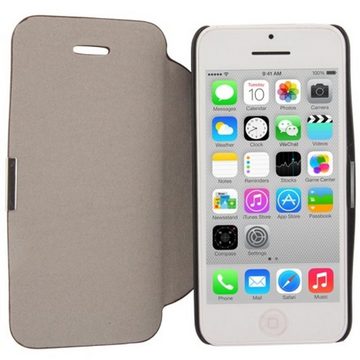 König Design Handyhülle Apple iPhone 5c, Apple iPhone 5c Handyhülle Backcover Braun