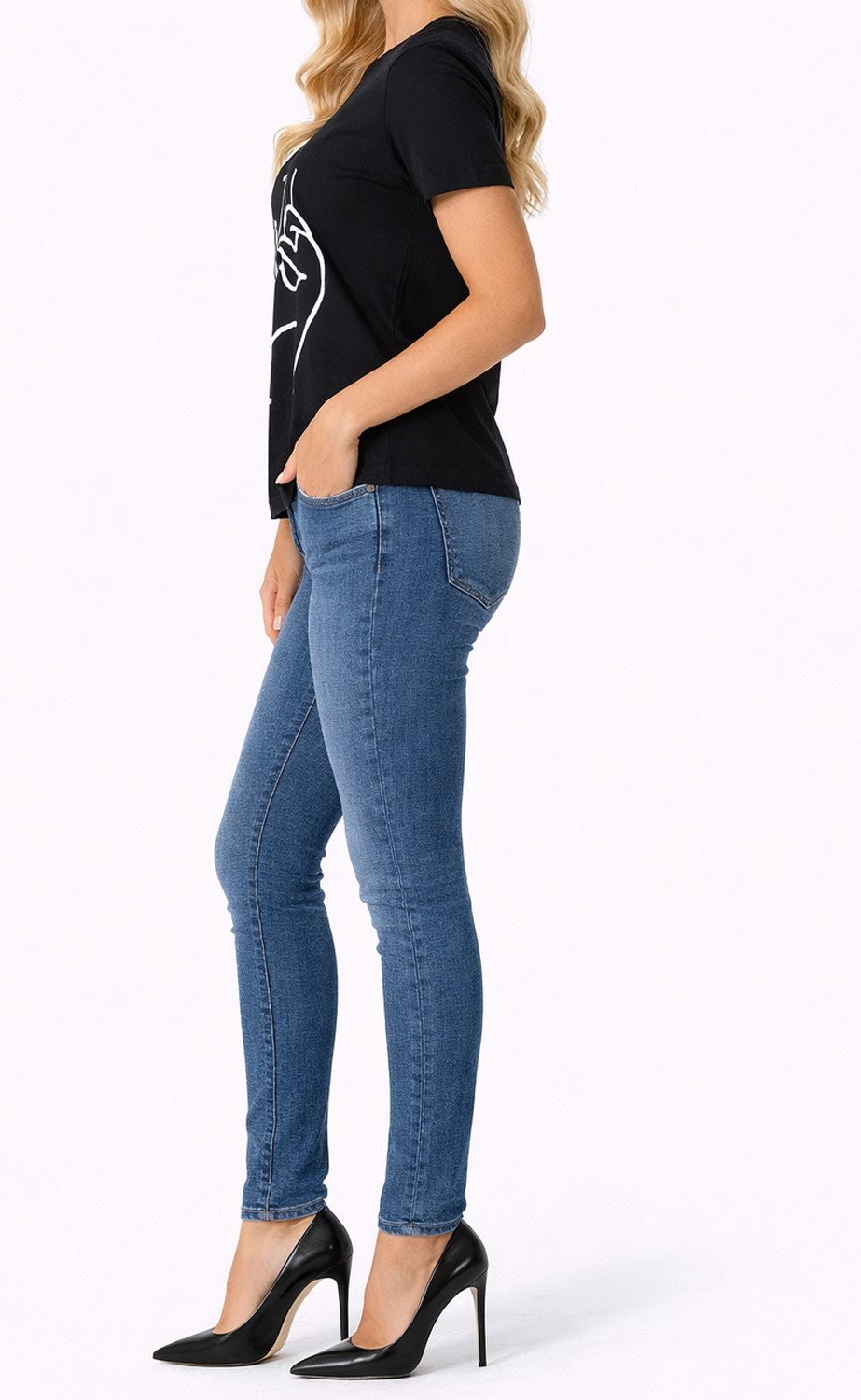Diesel T-Shirt Diesel Damen T-Sily T-Shirt