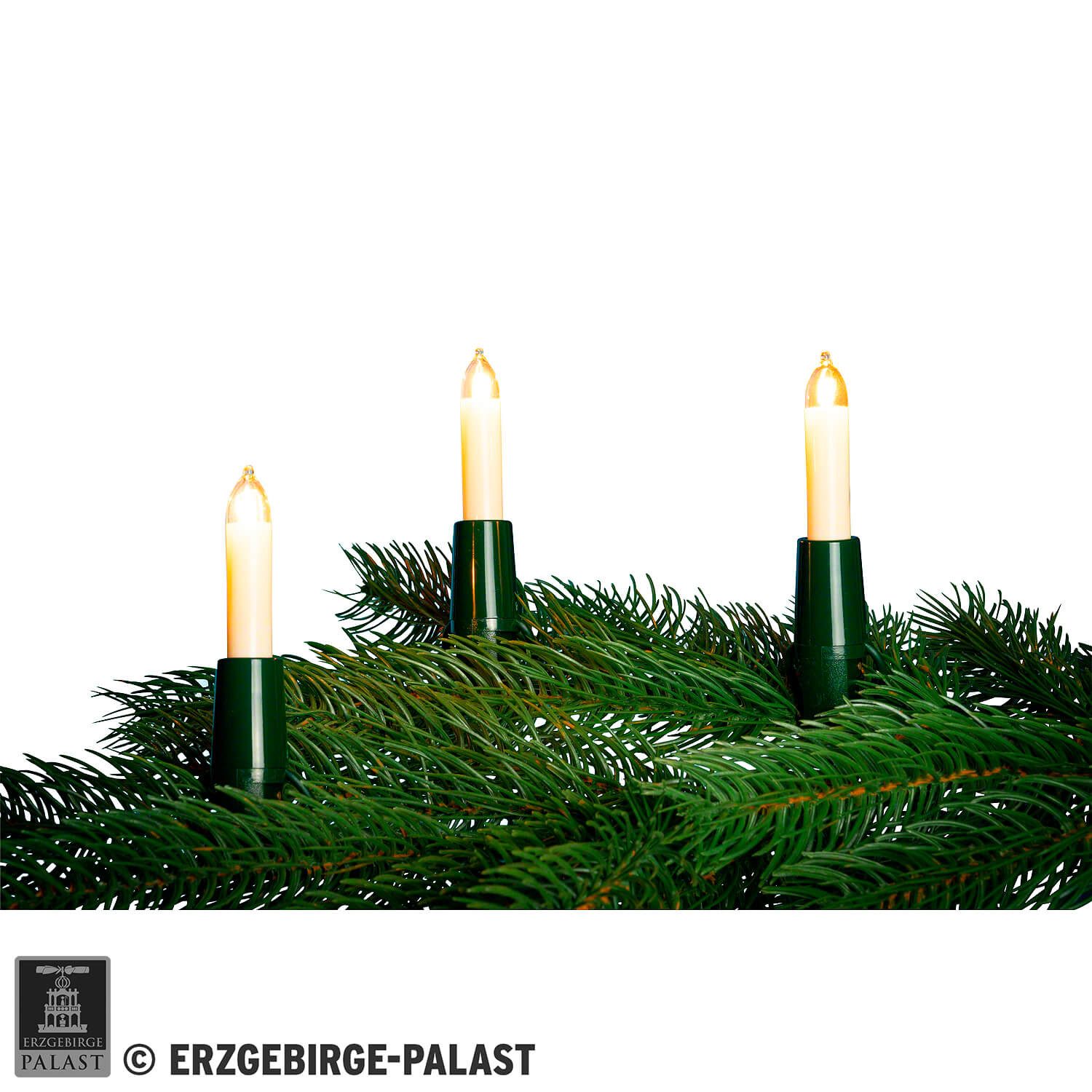 NARVA Schwibbogen NARVA Schwibbogenkette mit 10 Kleinschaftkerzen von NARVA Lichterkette