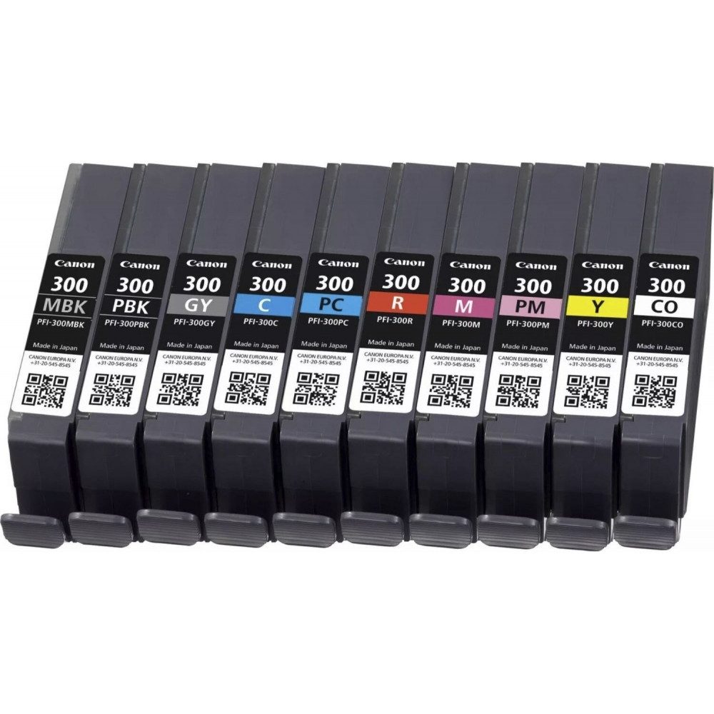 Canon Canon PFI-300 Картриджи Multipack für Drucker. Nachfülltinte (für Canon Drucker, x, Kompatibel mit Canon Druckern)