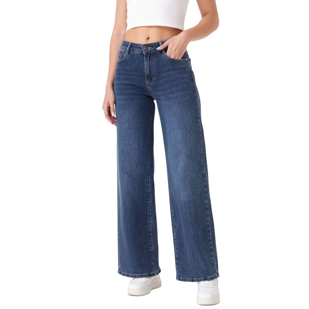 Ital-Design Weite Jeans Weite Jeans für Damen – Komfortabel und Stilvoll im günstig online kaufen