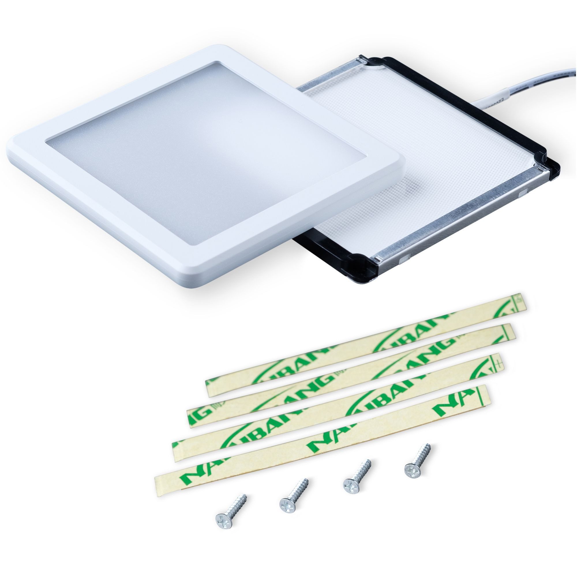 kalb LED Unterbauleuchte LED Küchenleuchte Küchenleuchten Panel Unterbauleuchte Küche, 1er Set, warmweiß