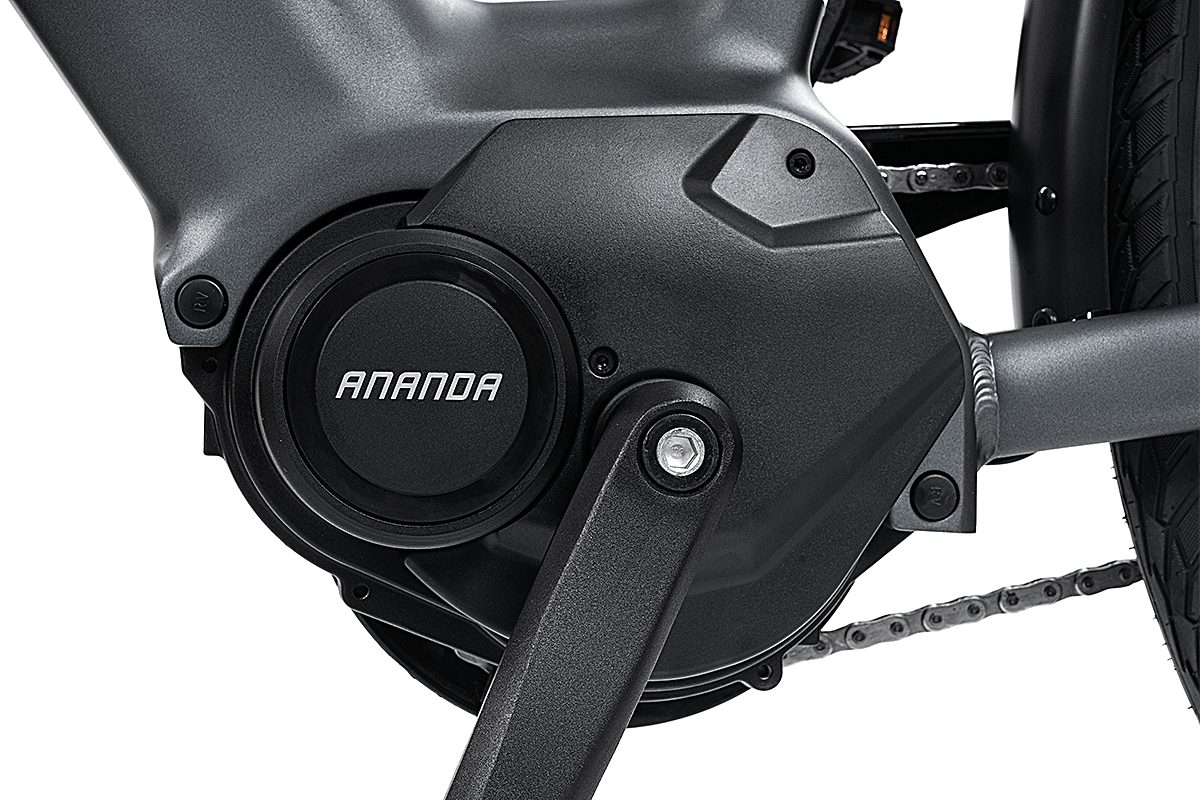 REX E-Bike REX COMMUTER+ Matt Grau/Matt Blau, SHIMANO SHIMANO Nabenschaltung NEXUS 7-Gang Schaltwerk, Mittelmotor, 468 Wh