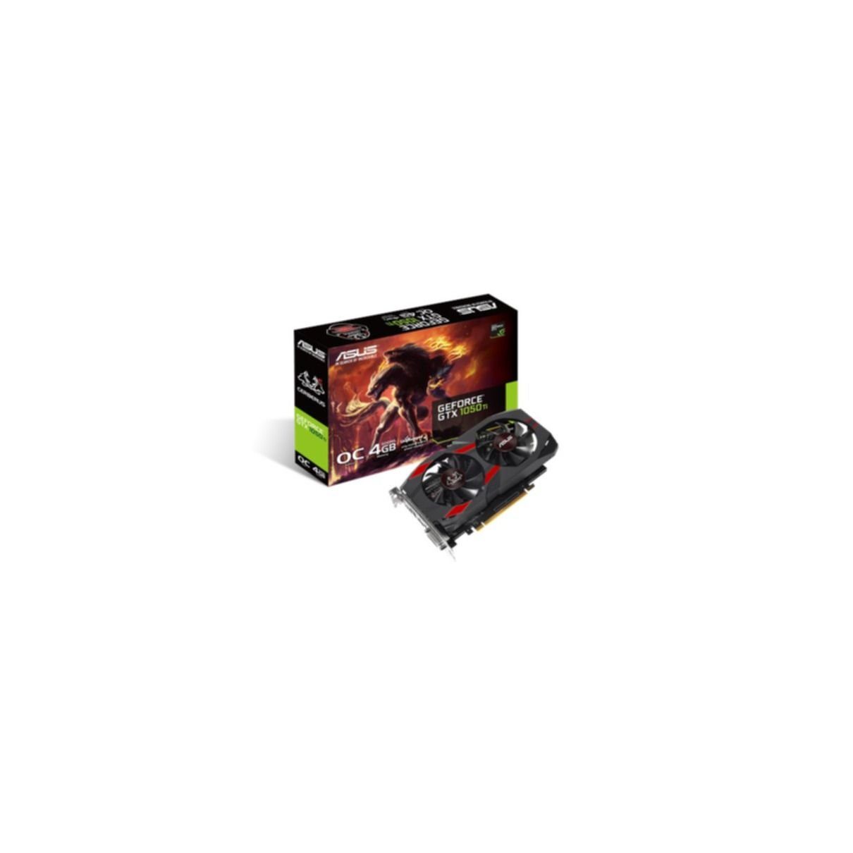 Asus GeForce GTX 1050 Ti CERBERUS-GTX1050TI-A4G Grafikkarte (4 GB, GDDR5)