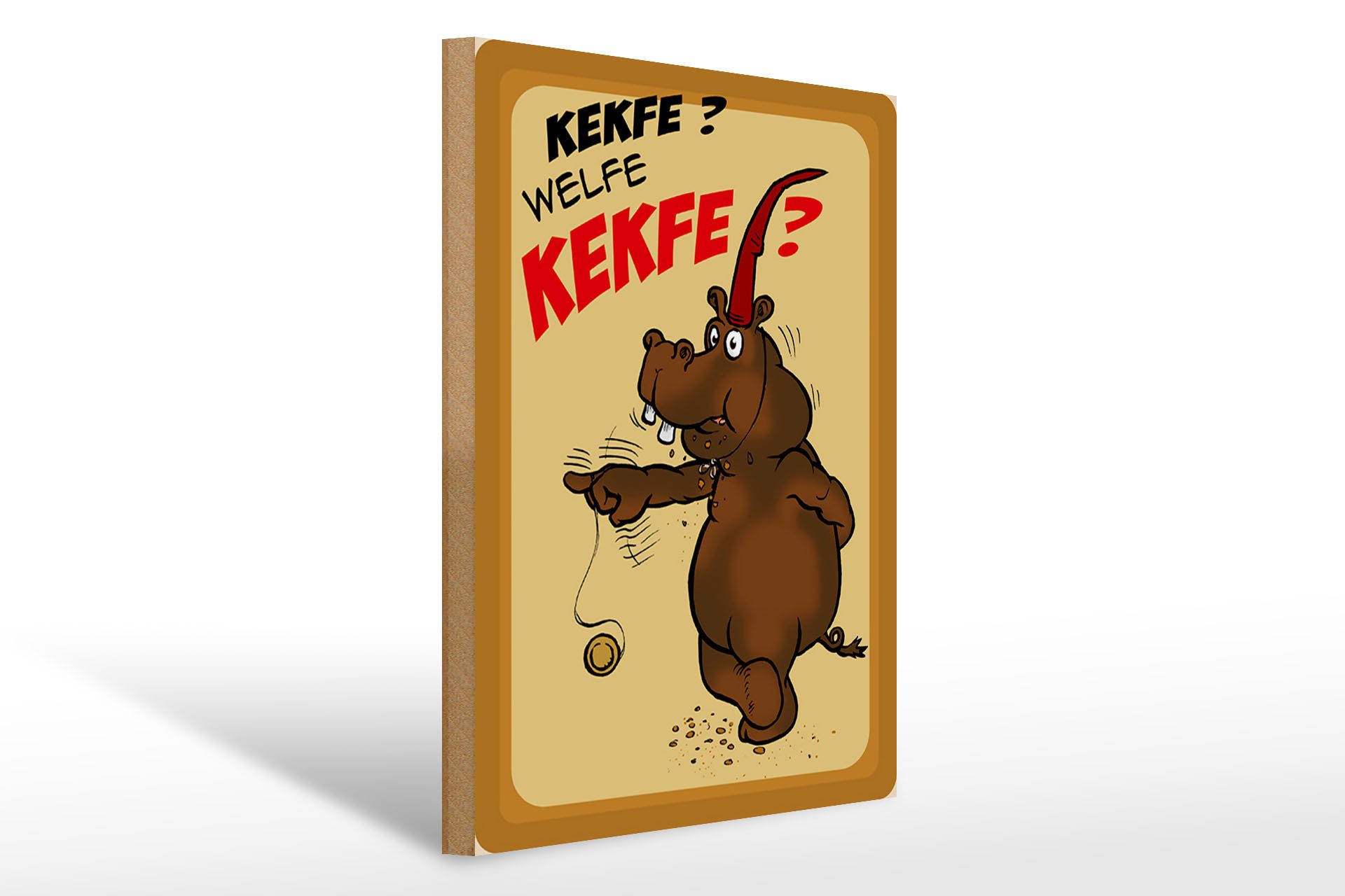 Holzbild Kekse 30x40cm Kekfe Welfe Kekfe