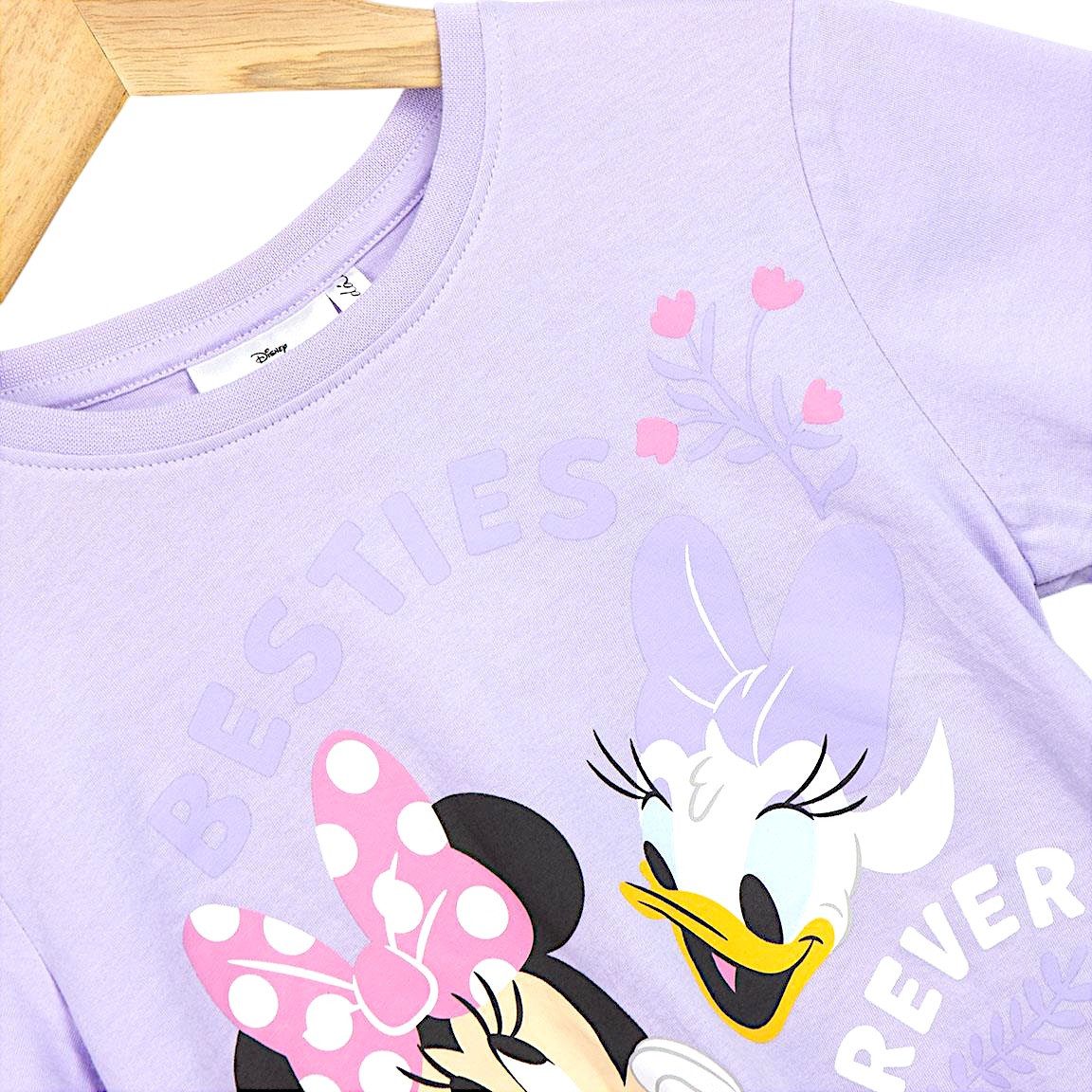 Cerdá T-Shirt Minnie Maus & Daisy Mädchen Shirt mit Fransen aus Jersey Gr. 98-122 cm