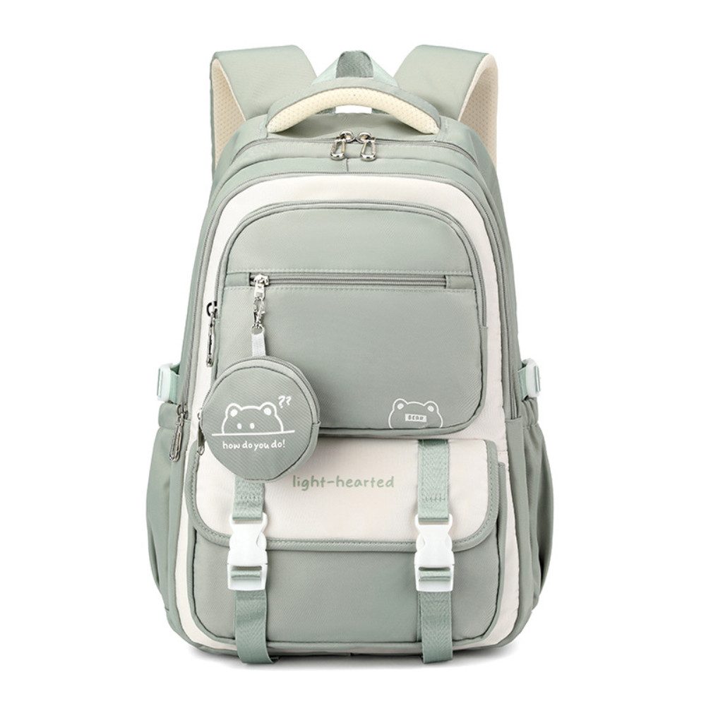 Blusmart Schulrucksack Schülerrucksack/Kinderrucksack (Großes Fassungsvermögen, mehrlagiges Design, Wasserabweisend und strapazierfähig), Für alle Altersgruppen geeignet, vielseitiges Design