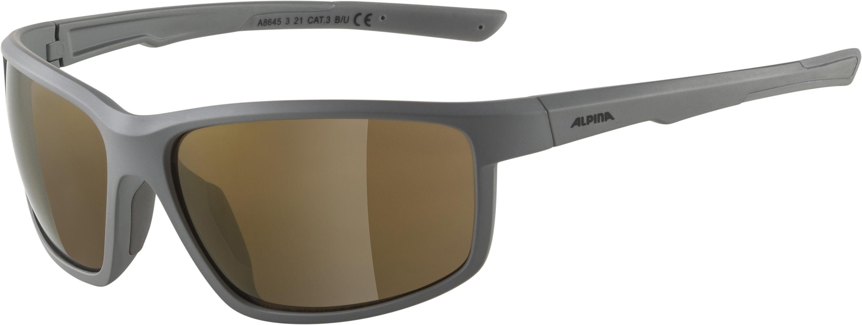 Alpina Sports Sonnenbrille Alpina Sonnenbrille DEFEY/NACAN für Herren moon-grey matt