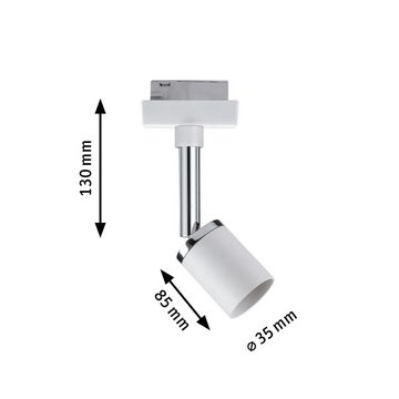 Paulmann Deckenleuchte URail Schienenspot Pure II Einzelspot GU10 max. 10W 230V, ohne Leuchtmittel, dimmbar 230V, GU 10