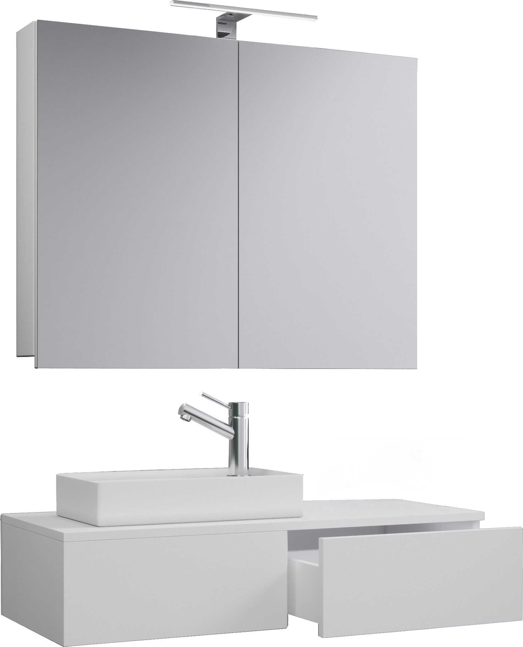 VCM Waschtisch 3-tlg Gäste WC Waschplatz günstig online kaufen