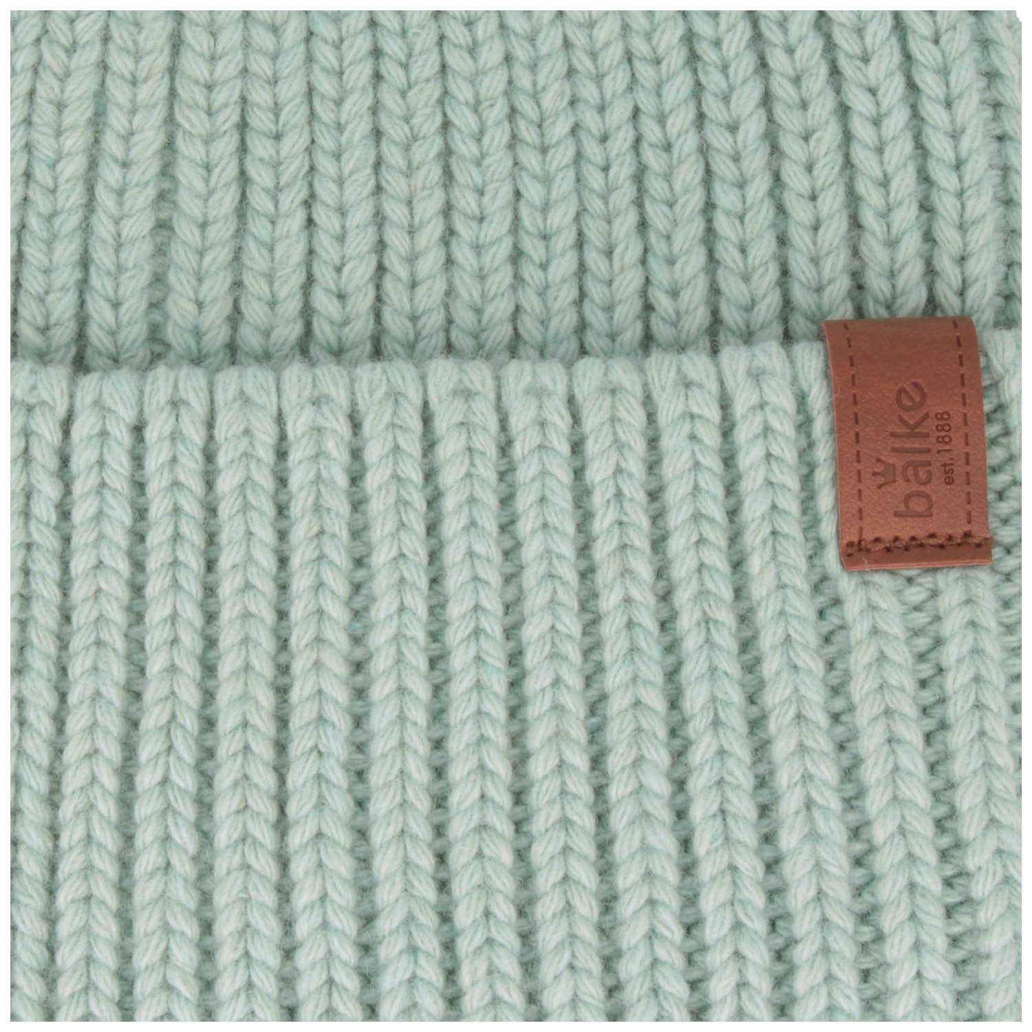 Balke Strickmütze Rollrand-Strickmütze aus Kaschmir-Woll-Mix mit Umschlag