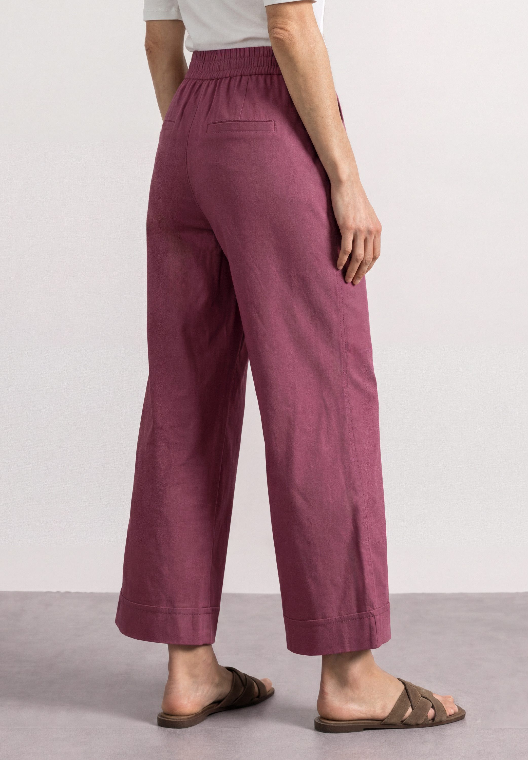 STREET ONE Stoffhose Style Amalia Sommerhose im Casual Fit mit Turn-Up