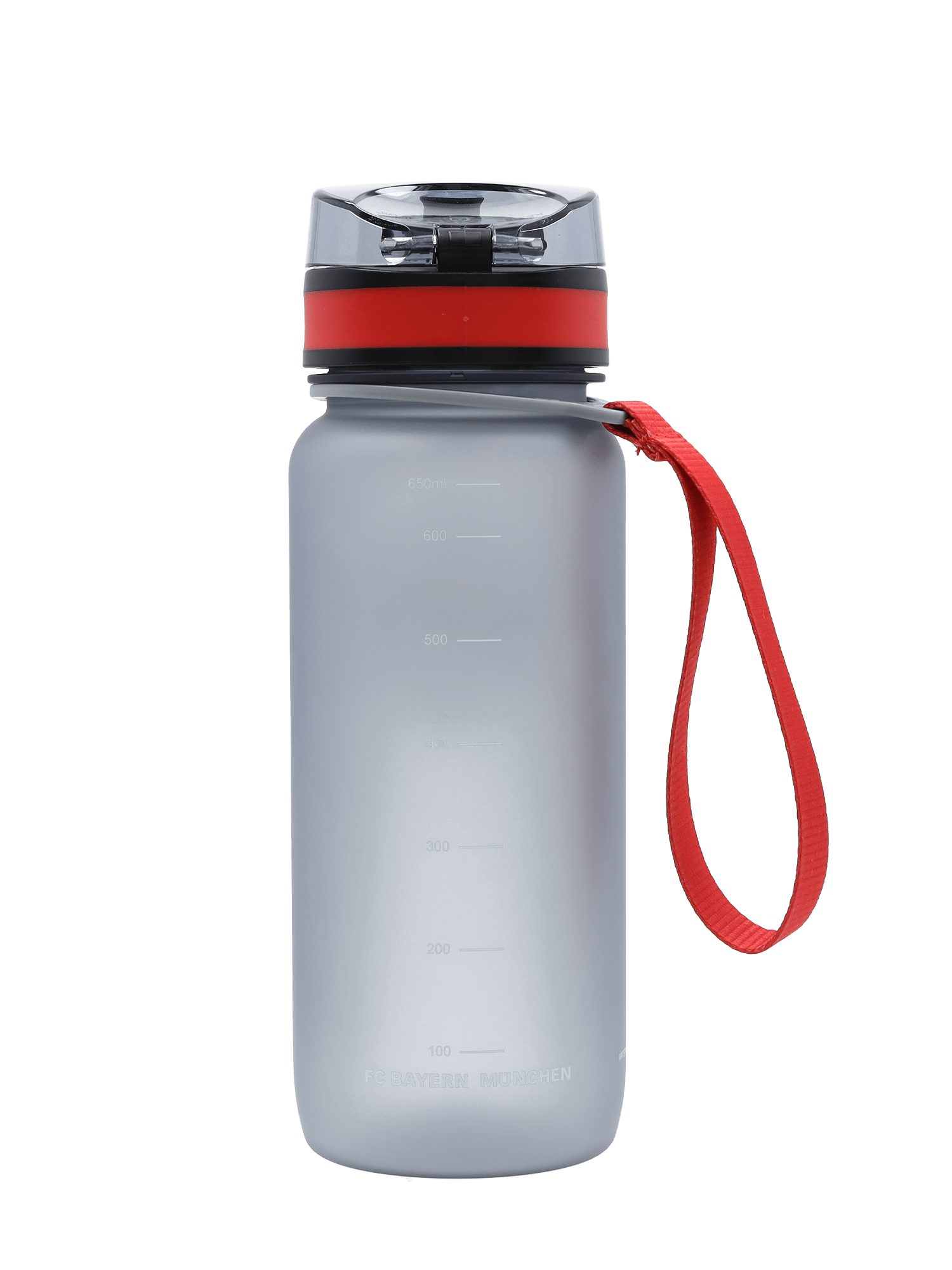 FC Bayern München Trinkflasche FC Bayern München I Trinkflasche I Grau I 0,65 l Fußball I Sport