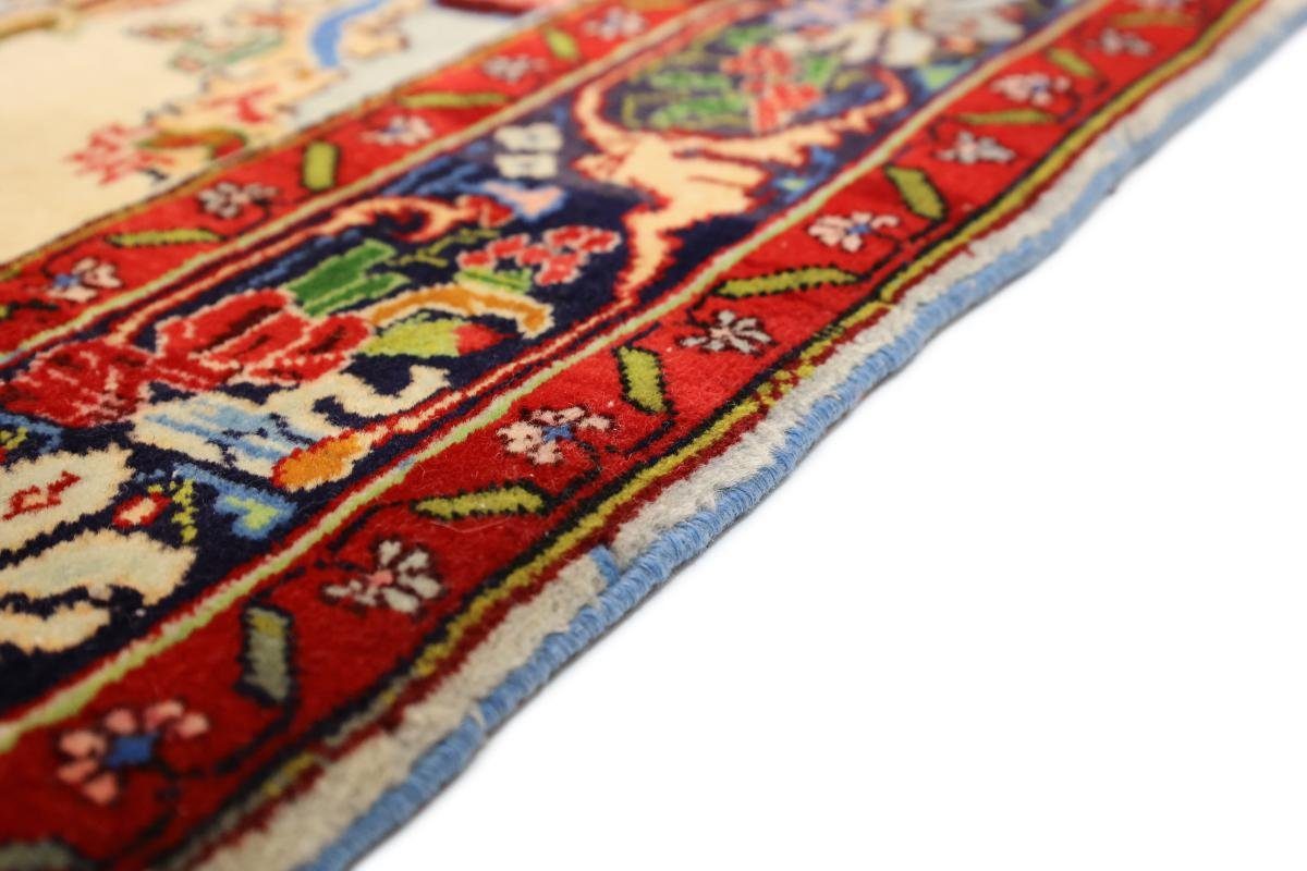 Orientteppich Senneh / Orientteppich Handgeknüpfter Nain Trading, 12 mm 128x145 rechteckig, Höhe: Perserteppich