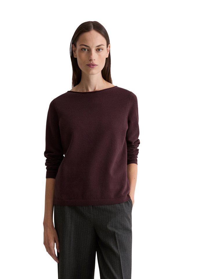 Marc O'Polo Strickpullover aus softem Baumwolle-Schurwolle-Mix