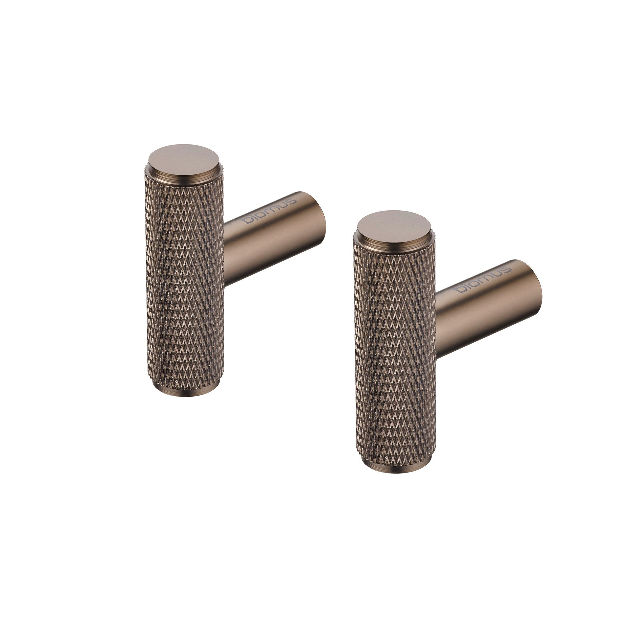 blomus Wandhaken -ROF- 2er Set Kleiderhaken, Haken für die Wand, Haken aus Metall, (2-St), Markante Optik, Vielseitig einsetzbar, Griffig und Robust