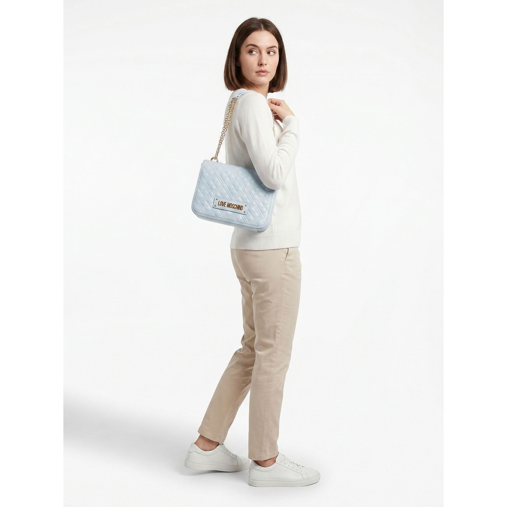 LOVE MOSCHINO Schultertasche Quilted, Polyurethan