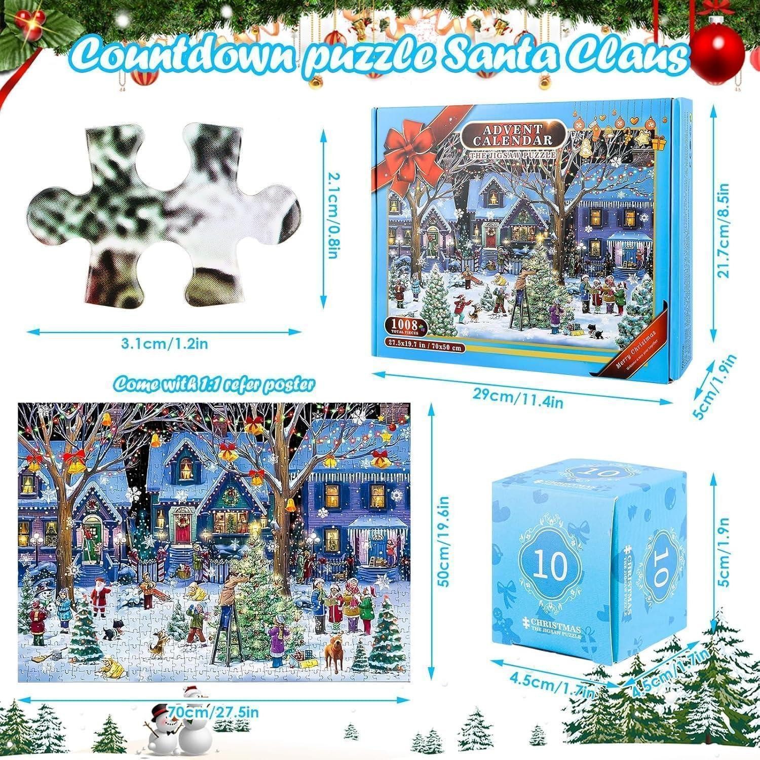 LuxusKollektion Spielzeug-Adventskalender Adventskalender 2024 Puzzle 1008 günstig online kaufen