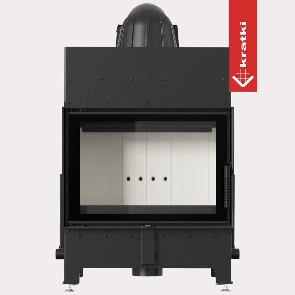 Kratki Kamineinsätze Kamineinsatz aus Stahl KRATKI FLOKI S 8 kW Ø 160, 8,00 kW