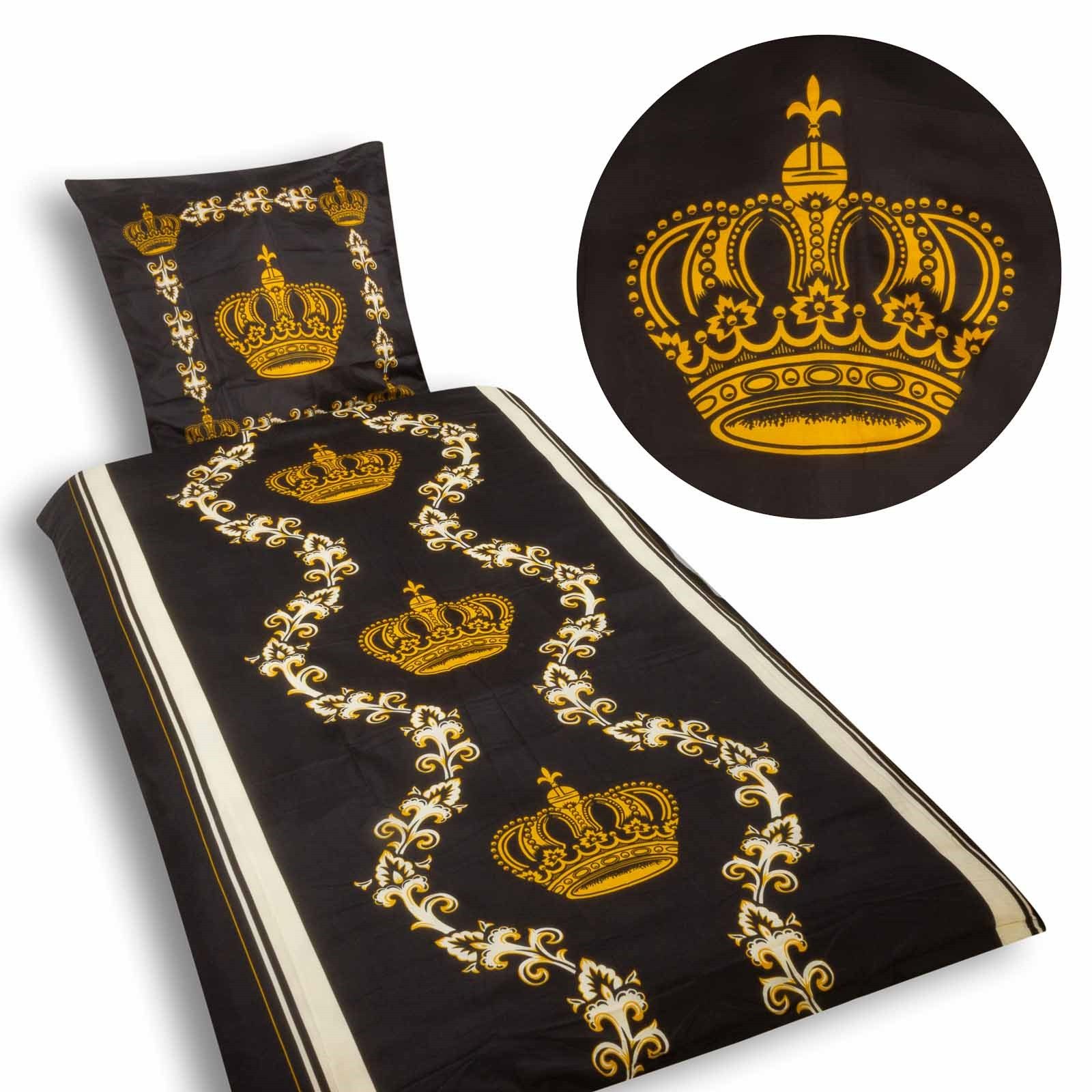 HTI-Living Bettwäsche Bettwäsche Microfaser 135 x 200 cm 2-teilig, Polyester, 1 teilig