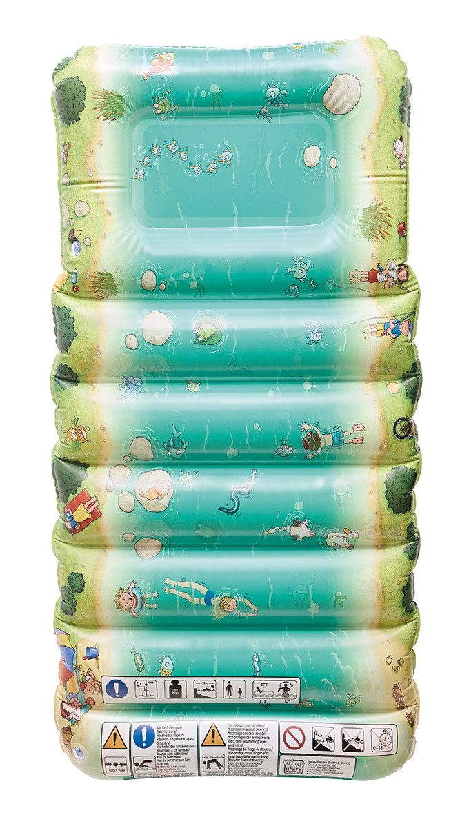 Happy People Spiel Ravensburger Tempo kleine Fische, Outdoorspiel, 2in1 Spielbrett und Kinderluftmatratze