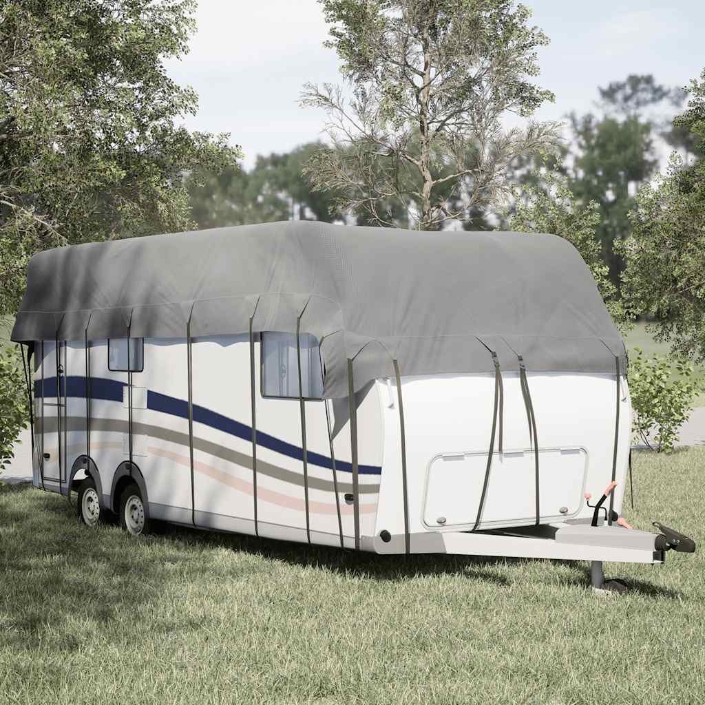 vidaXL Autoplane Dachplane für Wohnwagen Grau 800x300 cm Vliesstoff (1-St)