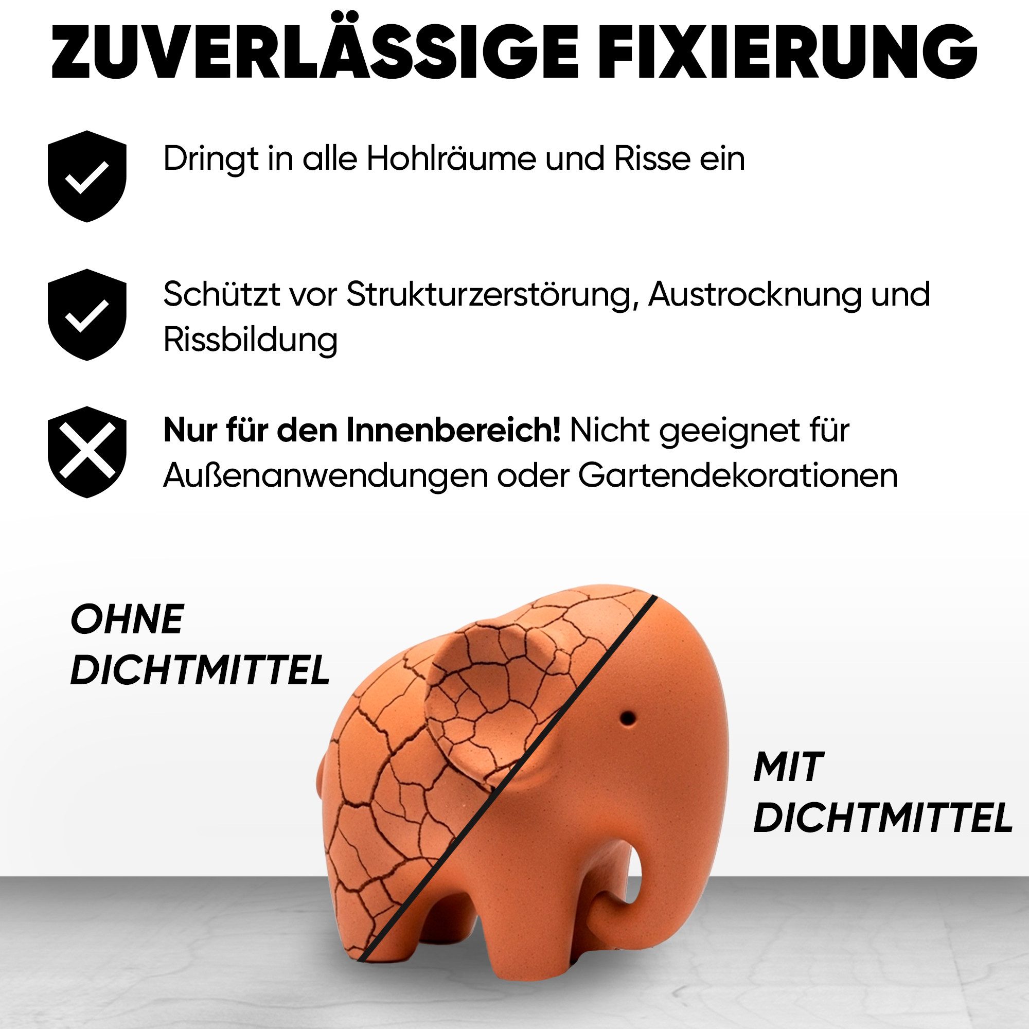 7 Artists Klarlack 7 Artists Tondicht - Ton Versiegelung Transparent für Bastelton, 125 ml, 250 ml – Bild 3 von 5