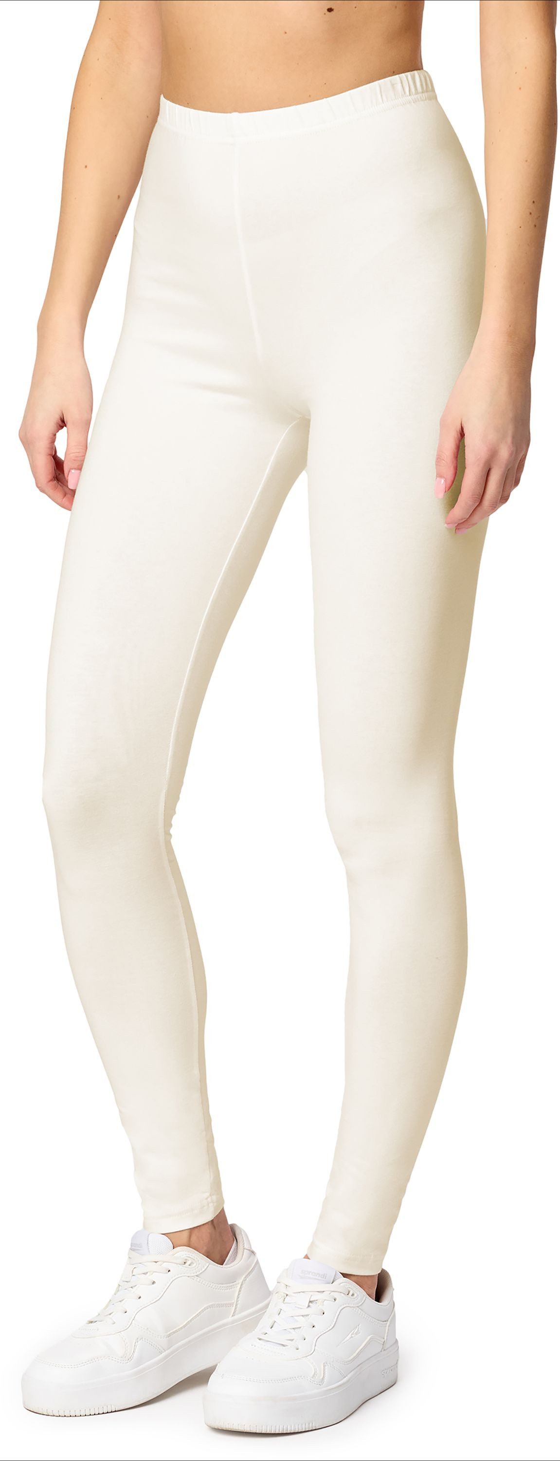Merry Style Leggings Damen Hosen aus Baumwolle MS10-198 (1-tlg) elastischer Bund, eng
